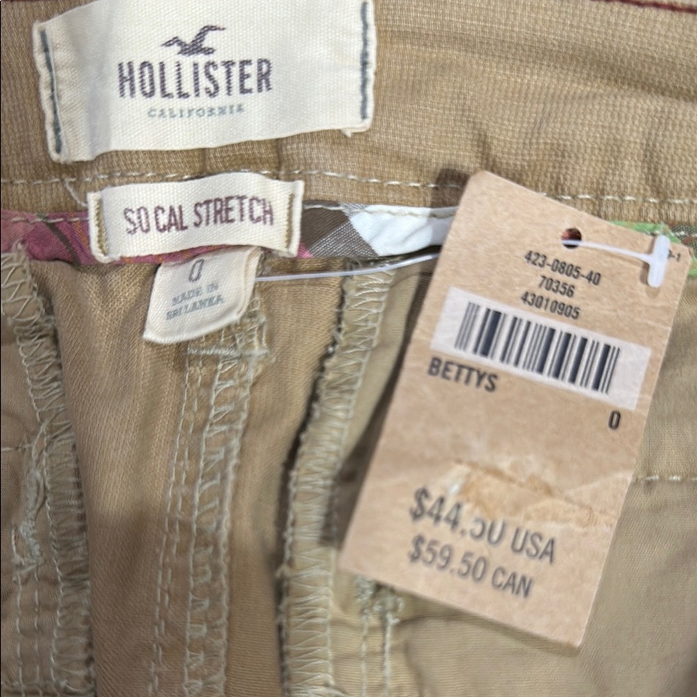 Hollister Beige Cotton Mini Skirt - Picture 4 of 4